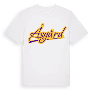 Åsgård baseball t-shirt – ekologisk bomull t-shirt från Pinshirt