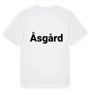 Åsgård fetstil t-shirt – ekologisk bomull t-shirt från Pinshirt