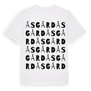 Åsgård ordlek t-shirt – ekologisk bomull t-shirt från Pinshirt