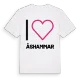 Jag älskar Åshammar t-shirt stort tryck