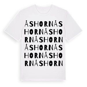 Åshorn ordlek t-shirt – ekologisk bomull t-shirt från Pinshirt