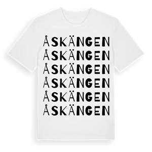 Åskängen ordlek t-shirt – ekologisk bomull t-shirt från Pinshirt