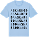 Blue Soul t-shirt med Askarboda ordlek t-shirt