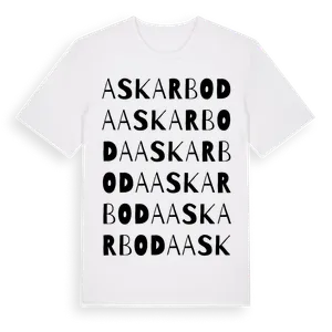 Askarboda ordlek t-shirt – ekologisk bomull t-shirt från Pinshirt