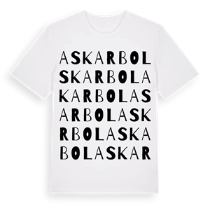 Askarbol ordlek t-shirt – ekologisk bomull t-shirt från Pinshirt
