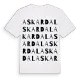 Askardal ordlek t-shirt