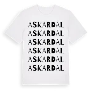 Askardal ordlek t-shirt – ekologisk bomull t-shirt från Pinshirt