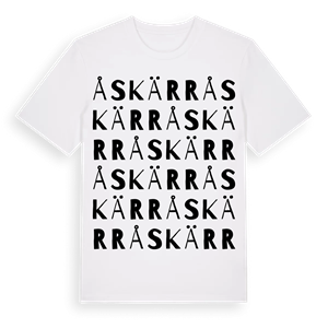 Åskärr ordlek t-shirt – ekologisk bomull t-shirt från Pinshirt