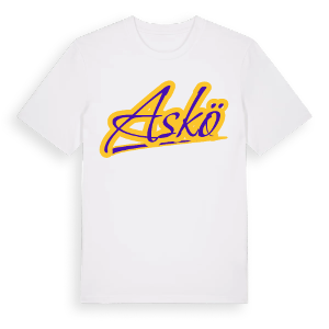 Askö baseball t-shirt – ekologisk bomull t-shirt från Pinshirt