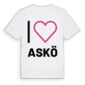 Jag älskar Askö t-shirt stort tryck