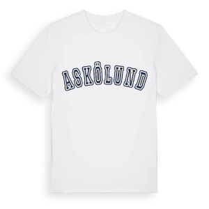 Askölund college t-shirt – ekologisk bomull t-shirt från Pinshirt