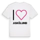 Jag älskar Askölund t-shirt stort tryck