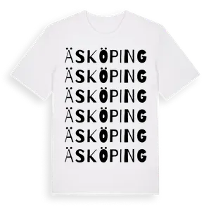 Äsköping ordlek t-shirt – ekologisk bomull t-shirt från Pinshirt