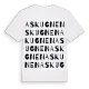 Askugnen ordlek t-shirt