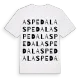 Aspedal ordlek t-shirt