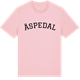 Pink Cotton t-shirt med Äspedal böjd t-shirt