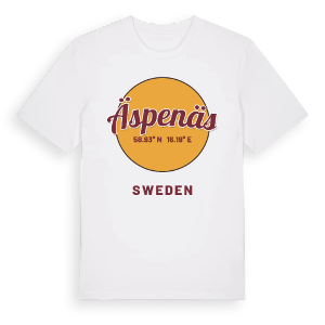 Äspenäs cirkel t-shirt – ekologisk bomull t-shirt från Pinshirt