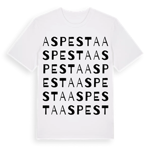 Aspesta ordlek t-shirt – ekologisk bomull t-shirt från Pinshirt