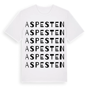 Aspesten ordlek t-shirt – ekologisk bomull t-shirt från Pinshirt