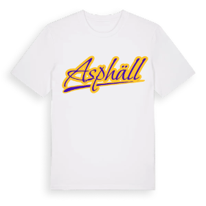 Asphäll baseball t-shirt – ekologisk bomull t-shirt från Pinshirt