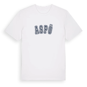 Aspö college t-shirt – ekologisk bomull t-shirt från Pinshirt