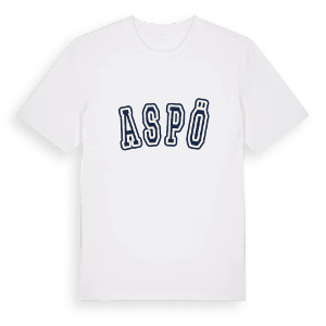 Aspö college t-shirt – ekologisk bomull t-shirt från Pinshirt