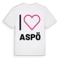 Jag älskar Aspö t-shirt stort tryck