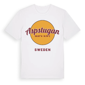 Aspstugan cirkel t-shirt – ekologisk bomull t-shirt från Pinshirt