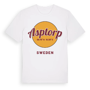 Asptorp cirkel t-shirt – ekologisk bomull t-shirt från Pinshirt