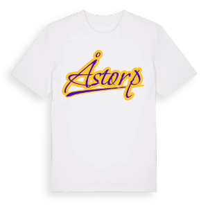 Åstorp baseball t-shirt – ekologisk bomull t-shirt från Pinshirt