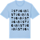 Blue Soul t-shirt med Åstugan ordlek t-shirt