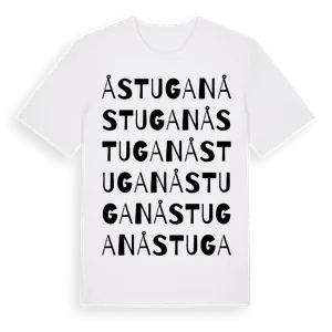 Åstugan ordlek t-shirt – ekologisk bomull t-shirt från Pinshirt