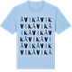 Blue Soul t-shirt med Åvik ordlek t-shirt