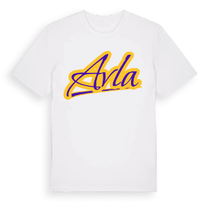 Avla baseball t-shirt – ekologisk bomull t-shirt från Pinshirt