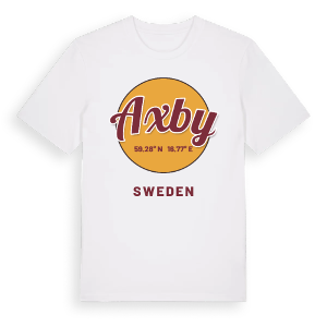 Axby cirkel t-shirt – ekologisk bomull t-shirt från Pinshirt