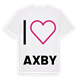 Jag älskar Axby t-shirt stort tryck