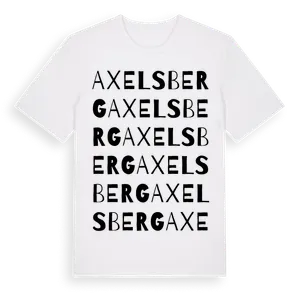 Axelsberg ordlek t-shirt – ekologisk bomull t-shirt från Pinshirt