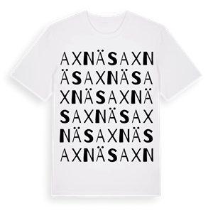 Axnäs ordlek t-shirt – ekologisk bomull t-shirt från Pinshirt