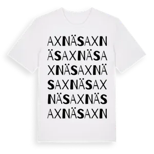 Axnäs ordlek t-shirt – ekologisk bomull t-shirt från Pinshirt