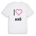 Jag älskar Axö t-shirt stort tryck