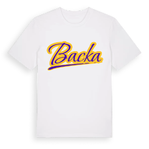Backa baseball t-shirt – ekologisk bomull t-shirt från Pinshirt