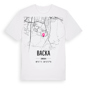 Backa karta t-shirt – ekologisk bomull t-shirt från Pinshirt