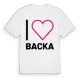 Jag älskar Backa t-shirt stort tryck