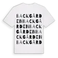 Backgården ordlek t-shirt
