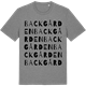 Mid Heather Gray t-shirt med Backgården ordlek t-shirt