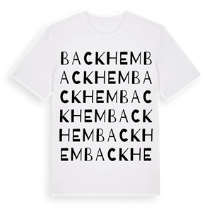 Backhem ordlek t-shirt – ekologisk bomull t-shirt från Pinshirt