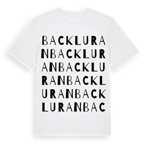Backluran ordlek t-shirt – ekologisk bomull t-shirt från Pinshirt