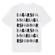 White t-shirt med Bagarshammar ordlek t-shirt