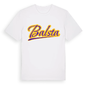 Balsta baseball t-shirt – ekologisk bomull t-shirt från Pinshirt