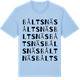 Blue Soul t-shirt med Båltsnäs ordlek t-shirt